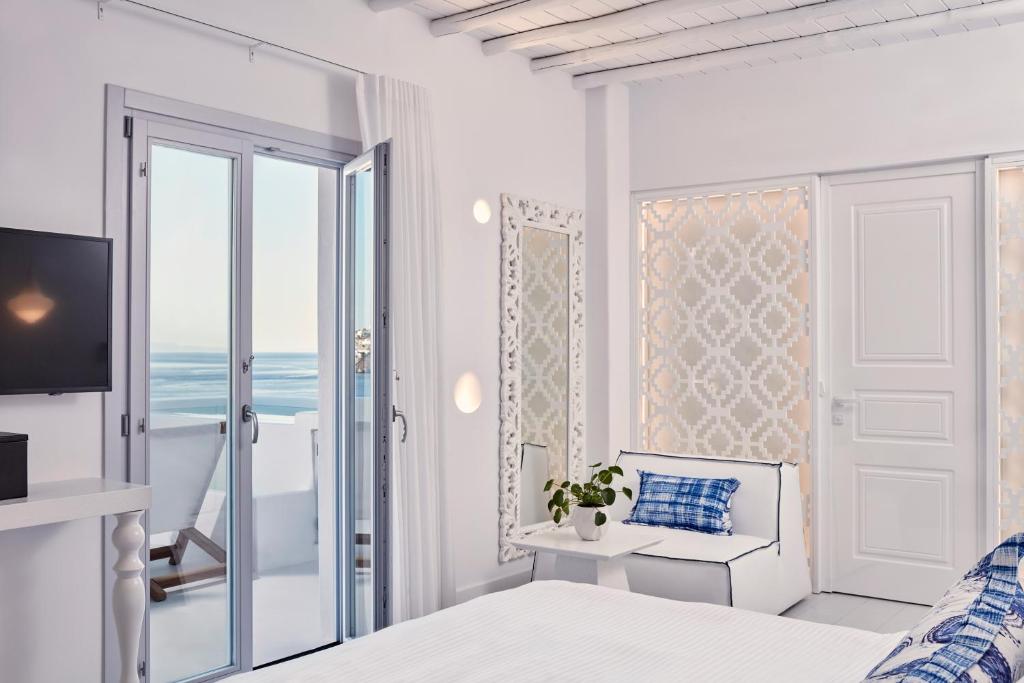Двухместный (Улучшенный двухместный номер с 1 кроватью и видом на море) отеля Apollonia Resort, Агиос-Иоаннис