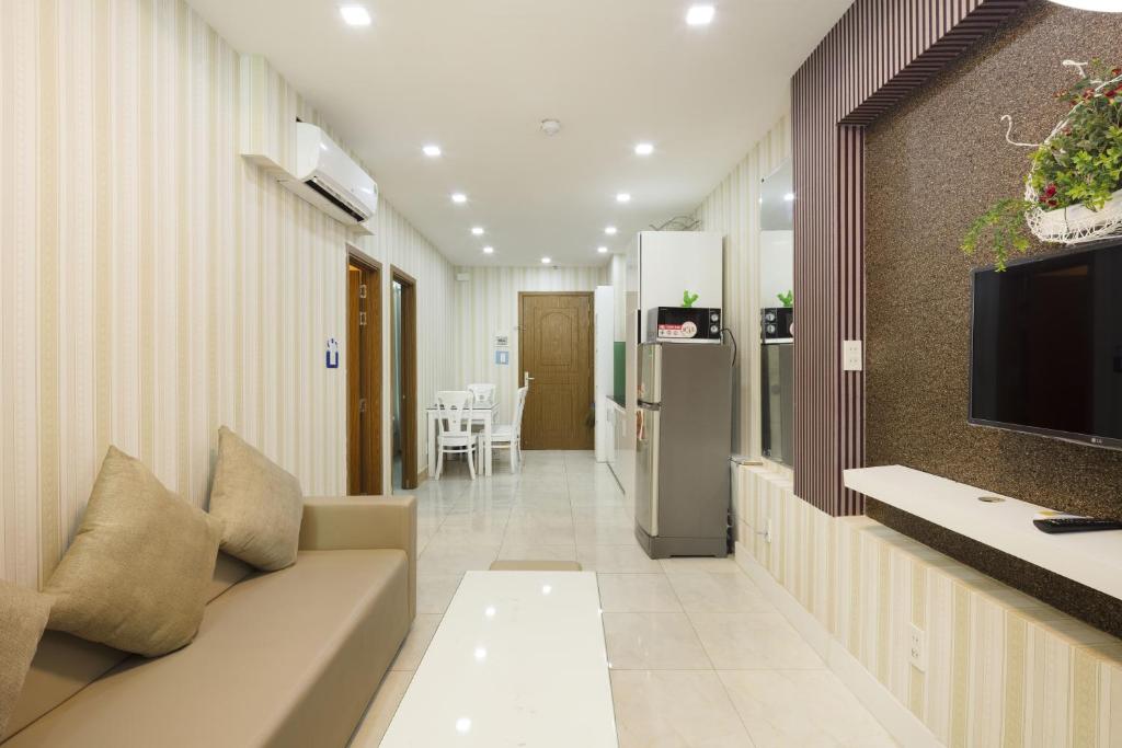 Апартаменты (Апартаменты с 2 спальнями и видом на море), Nha Trang Beach Apartments