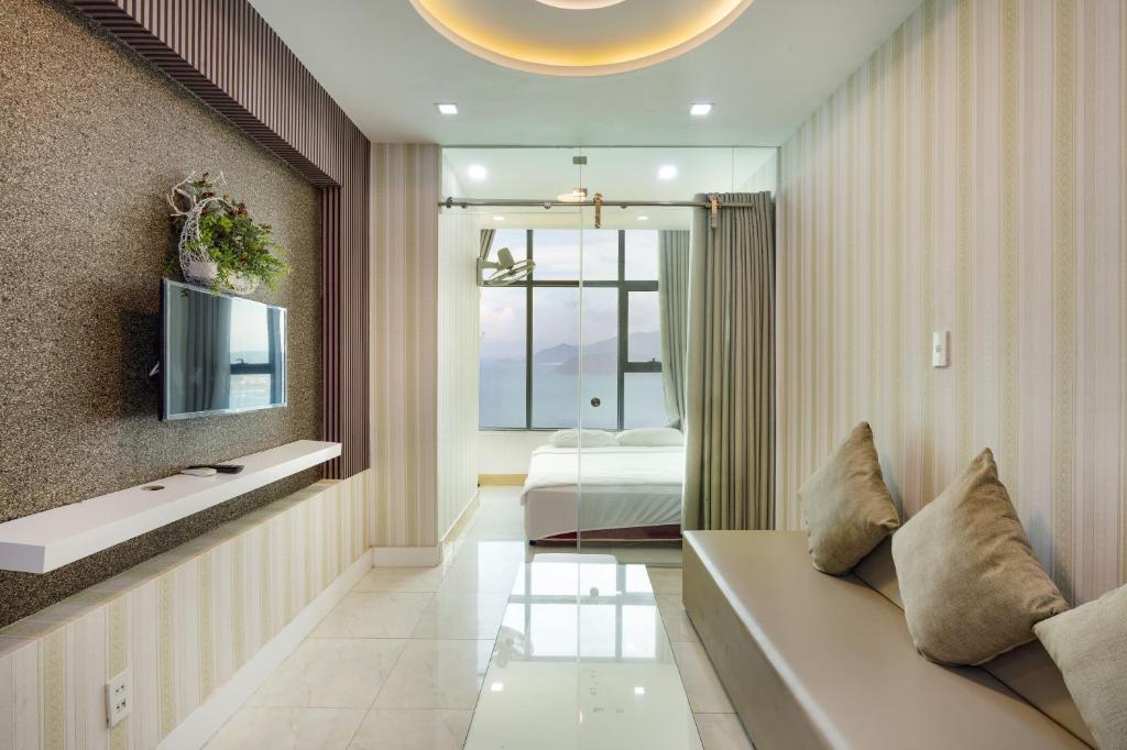 Апартаменты (Апартаменты с 2 спальнями и видом на море), Nha Trang Beach Apartments