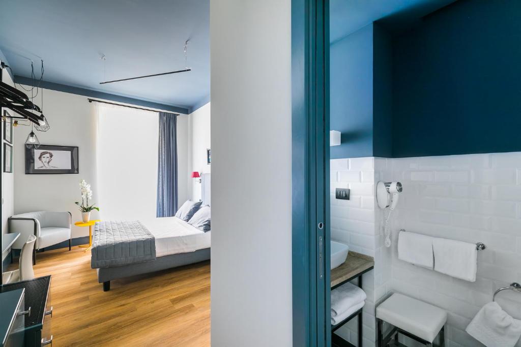 Двухместный (Двухместный номер Делюкс с 1 кроватью или 2 отдельными кроватями) отеля Hotel La Rovere, Рим