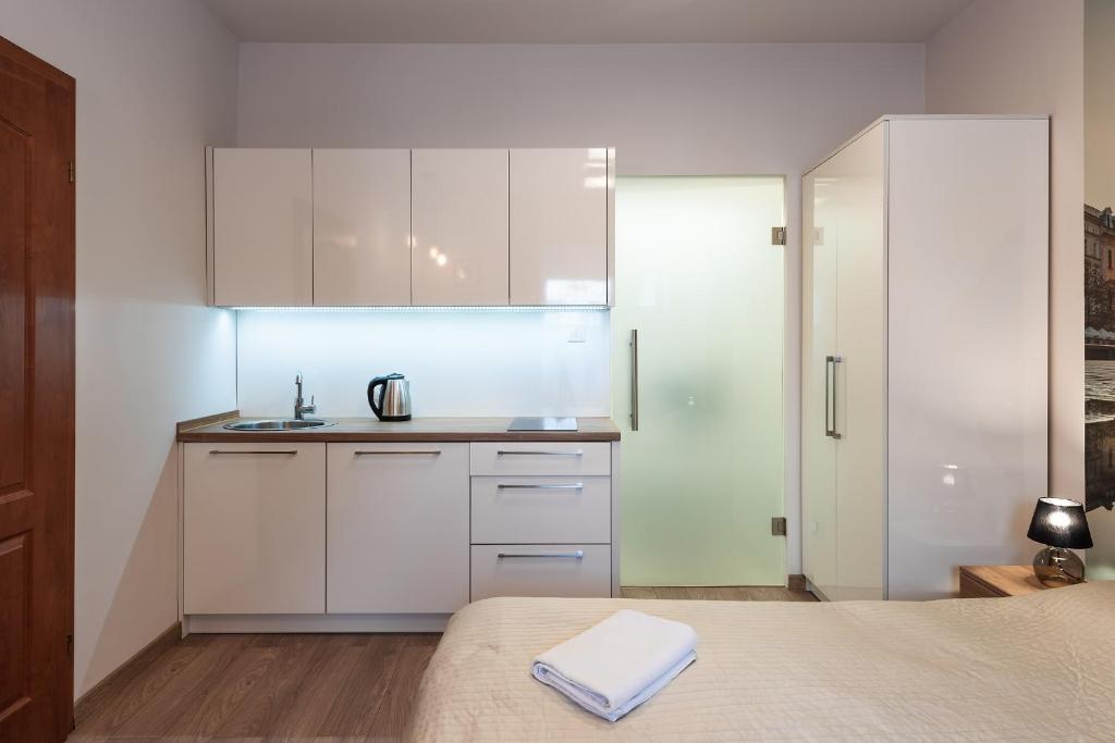 Студио (Современный номер-студио для 2 человек), Krakow For You Budget Apartments