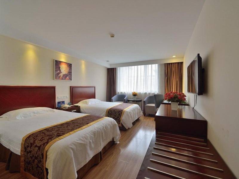 Двухместный (Двухместный номер Делюкс с 2 отдельными кроватями) отеля Greentree Alliance, Пекин