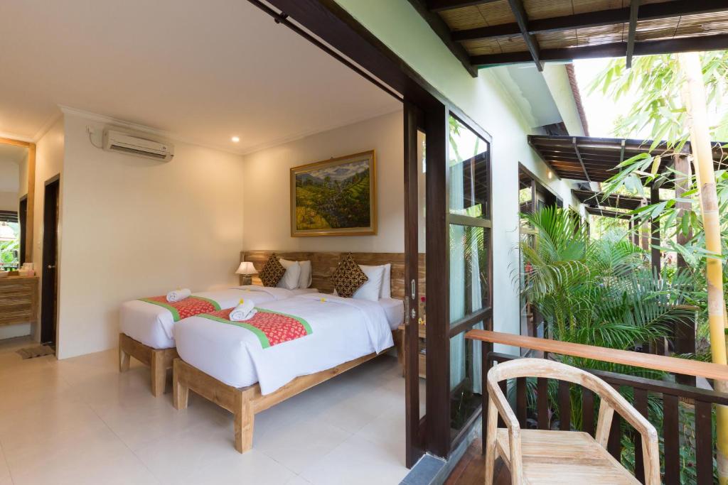 Двухместный (Grand Deluxe Double or Twin Pool View), Meruhdani Boutique Hotel Ubud