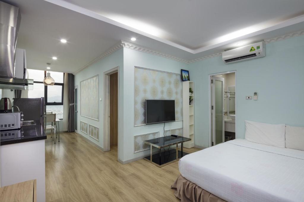 Апартаменты (Семейный люкс с видом на море и город), Nha Trang Beach Apartments