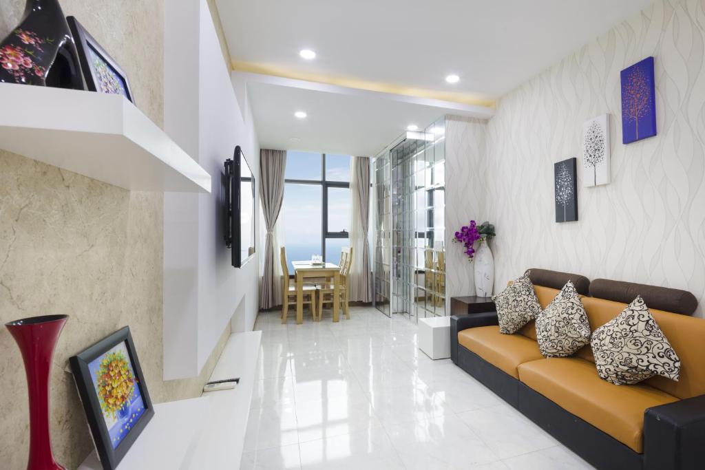 Апартаменты (Апартаменты «Премьер» с прямым видом на море) апартамента Nha Trang Beach Apartments, Нячанг