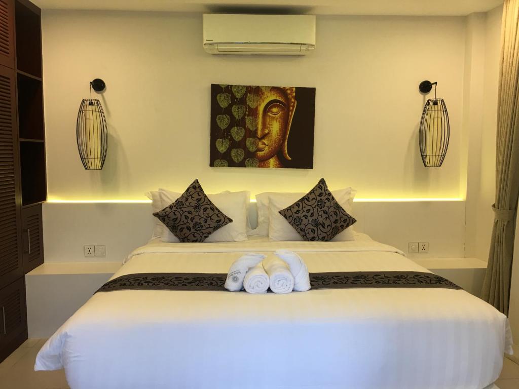 Двухместный (Предложение Staycation - Двухместный номер Делюкс с 1 кроватью) отеля Sahaa Beach Resort, Сиануквиль