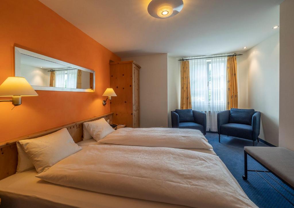 Двухместный (Стандартный двухместный номер с 1 кроватью) отеля Hotel Maria, Санкт-Мориц