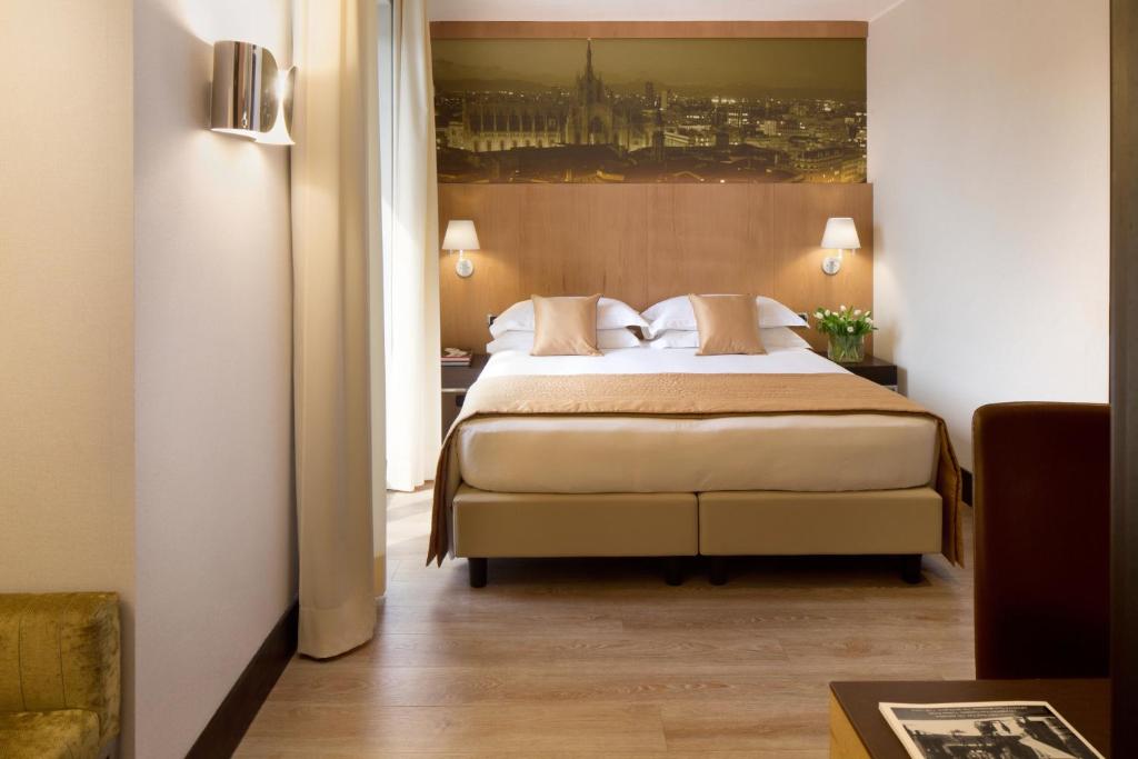 Двухместный (Двухместный номер Делюкс с 1 кроватью) отеля Starhotels Ritz, Милан