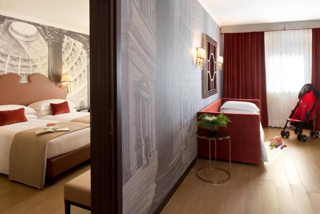 Семейный (Семейный номер), Starhotels Michelangelo Rome