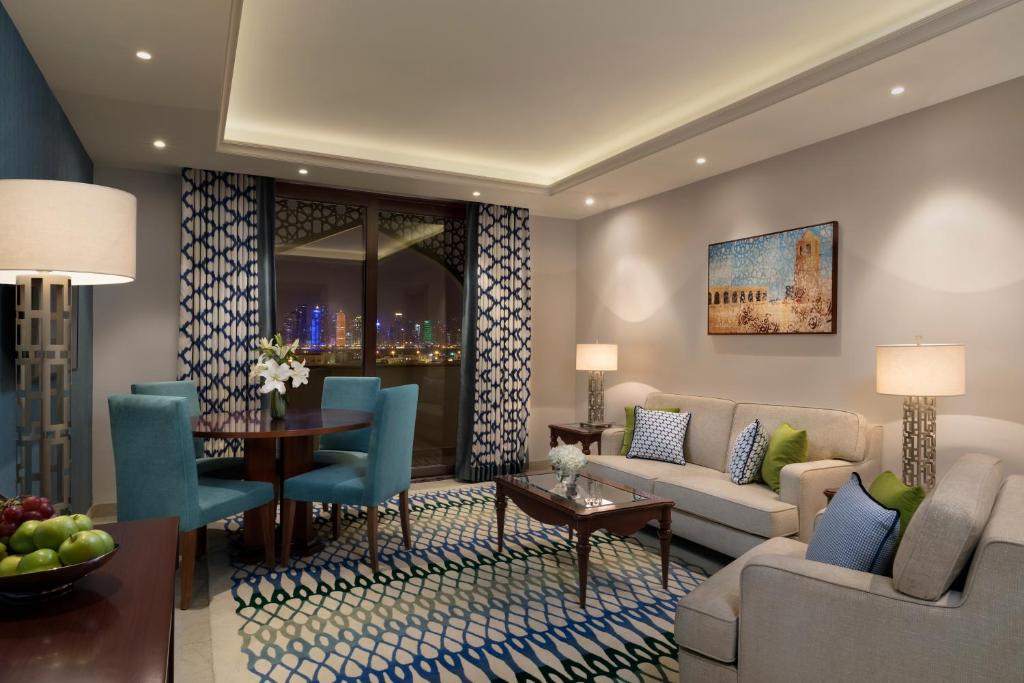 Апартаменты (Апартаменты с 1 спальней) апарт-отеля Al Najada Doha Hotel Apartments by Oaks, Доха