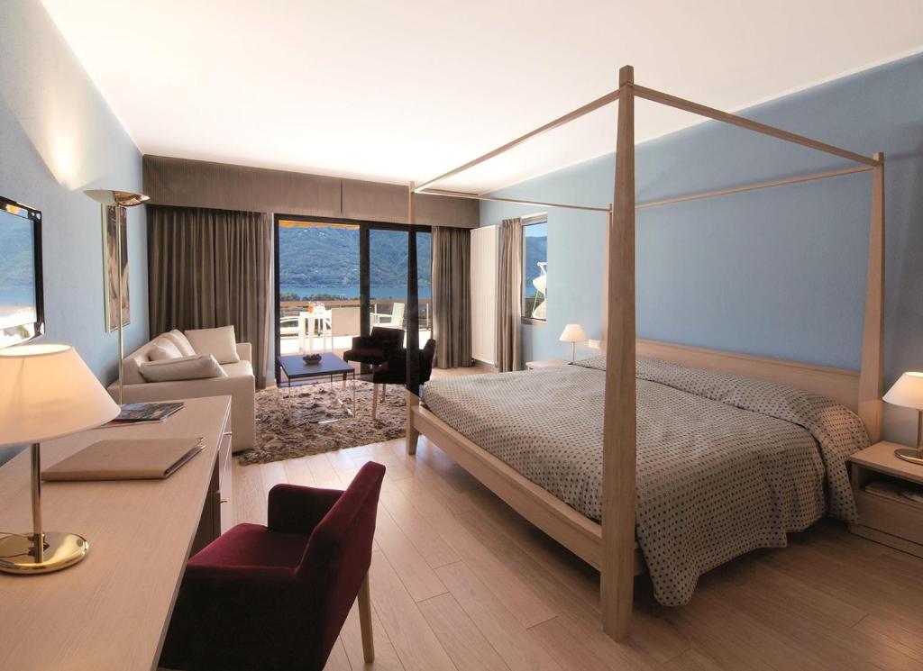 Апартаменты (Апартаменты с террасой, вид на озеро) отеля Hotel Ascona, Аскона