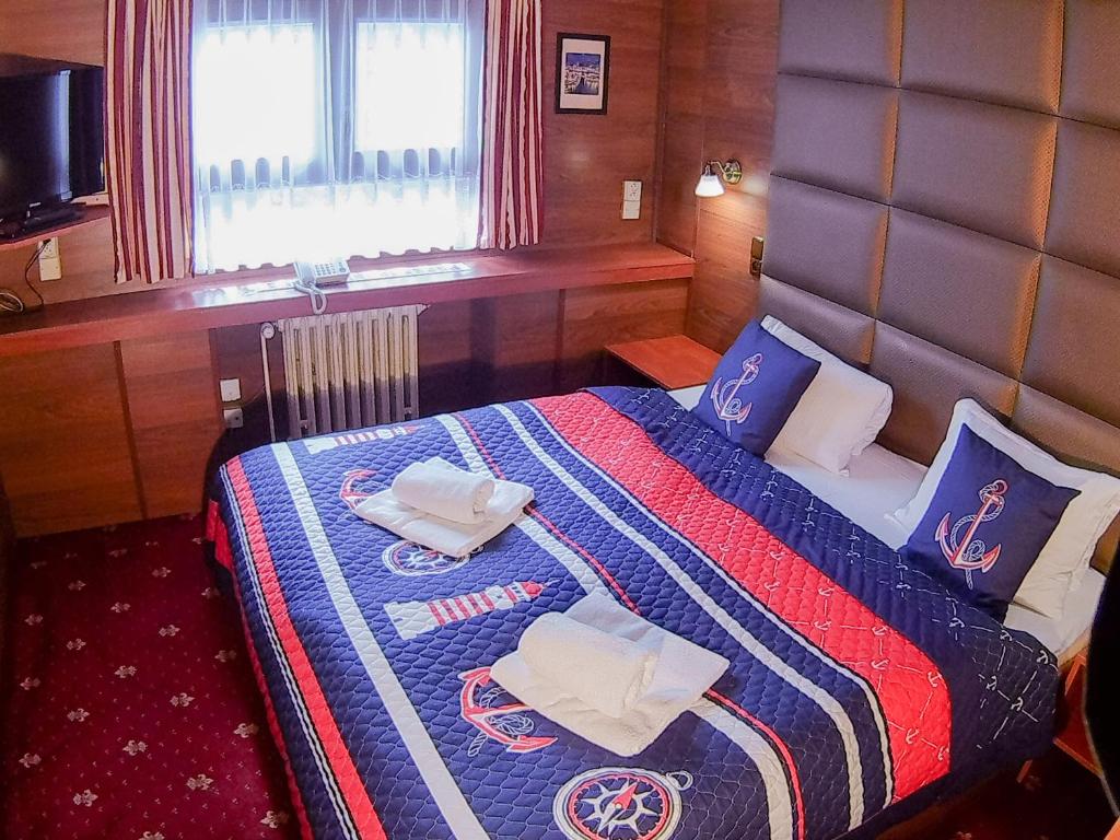 Двухместный (Двухместный номер с 1 кроватью или 2 отдельными кроватями) отеля Botel Albatros, Прага