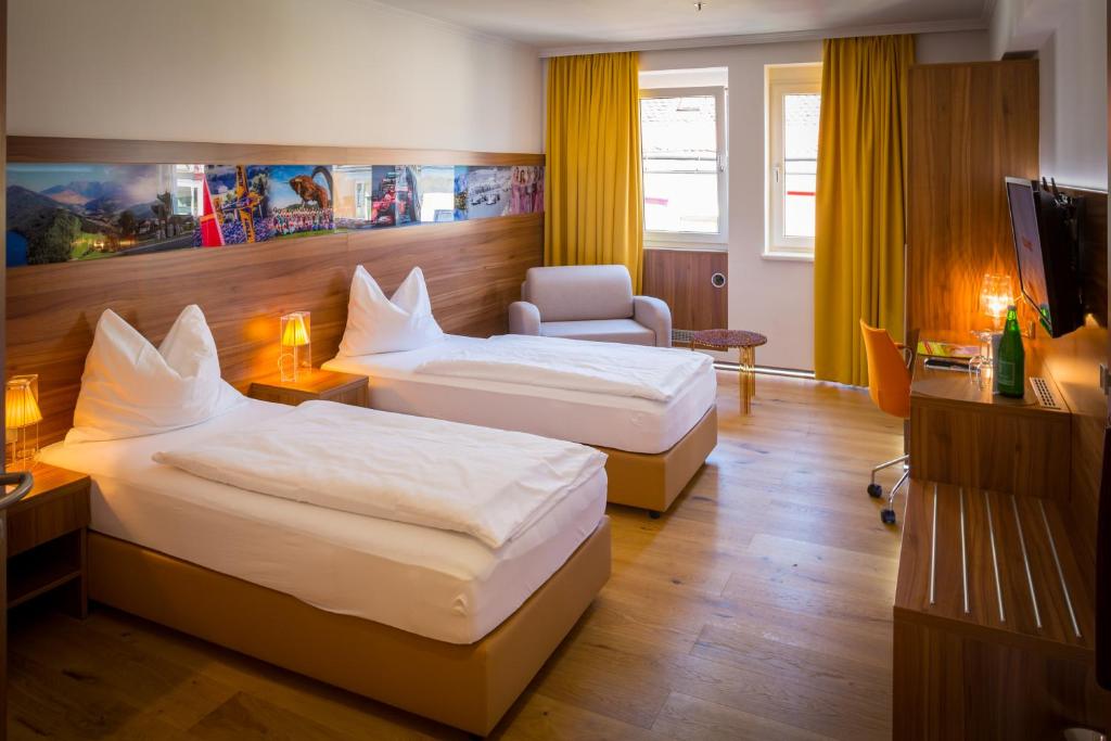 Двухместный (Двухместный номер с 1 кроватью - Подходит для гостей с ограниченными физическими возможностями - Design For All) отеля Hotel Kongress, Леобен