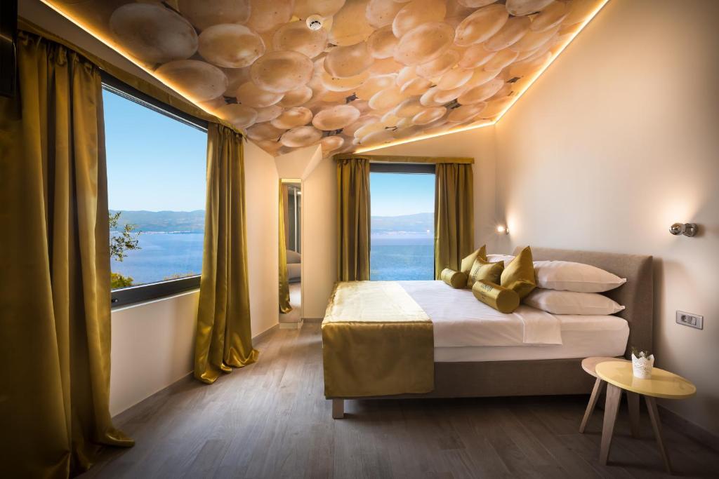Двухместный (Двухместный номер с 1 кроватью, вид на море) отеля Hotel Vinotel Gospoja, Врбник