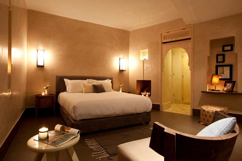 Двухместный (Двухместный номер Akshood с 1 кроватью) отеля Riad Dar Maya, Эс-Сувейра