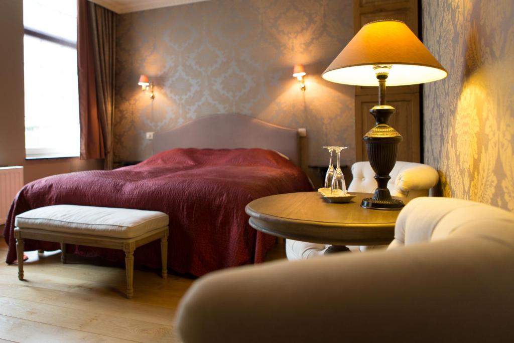 Двухместный (Двухместный номер Делюкс с 1 кроватью и гидромассажной ванной) отеля Hotel Boskapelhoeve, Мехелен