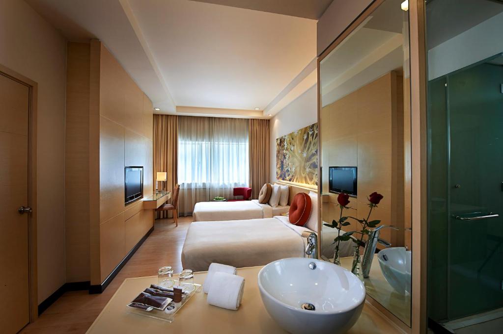 Двухместный (Двухместный номер Делюкс с 1 кроватью или 2 отдельными кроватями) отеля ANSA Hotel Kuala Lumpur, Куала-Лумпур