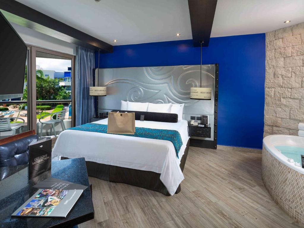 Двухместный (Номер Делюкс «Хэвен Даймонд» с кроватью размера «king-size» – Только для взрослых) курортного отеля Hard Rock Hotel Riviera Maya - Hacienda All Inclusive, Пуэрто-Авентурас