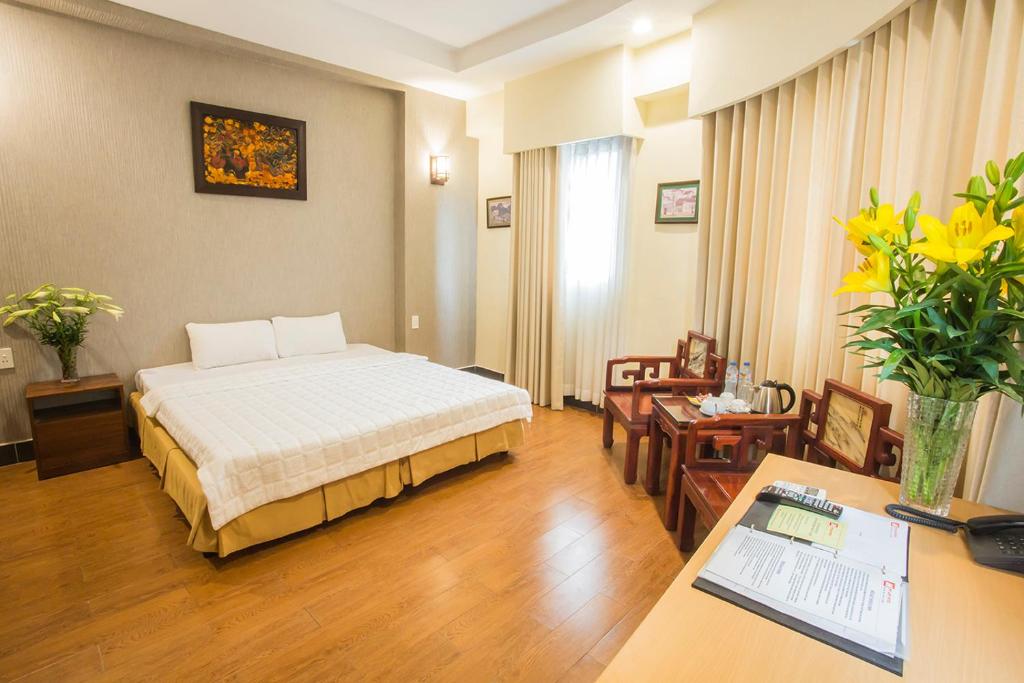Двухместный (Двухместный номер Делюкс с 1 кроватью или 2 отдельными кроватями) отеля My Lan Hotel, Ханой