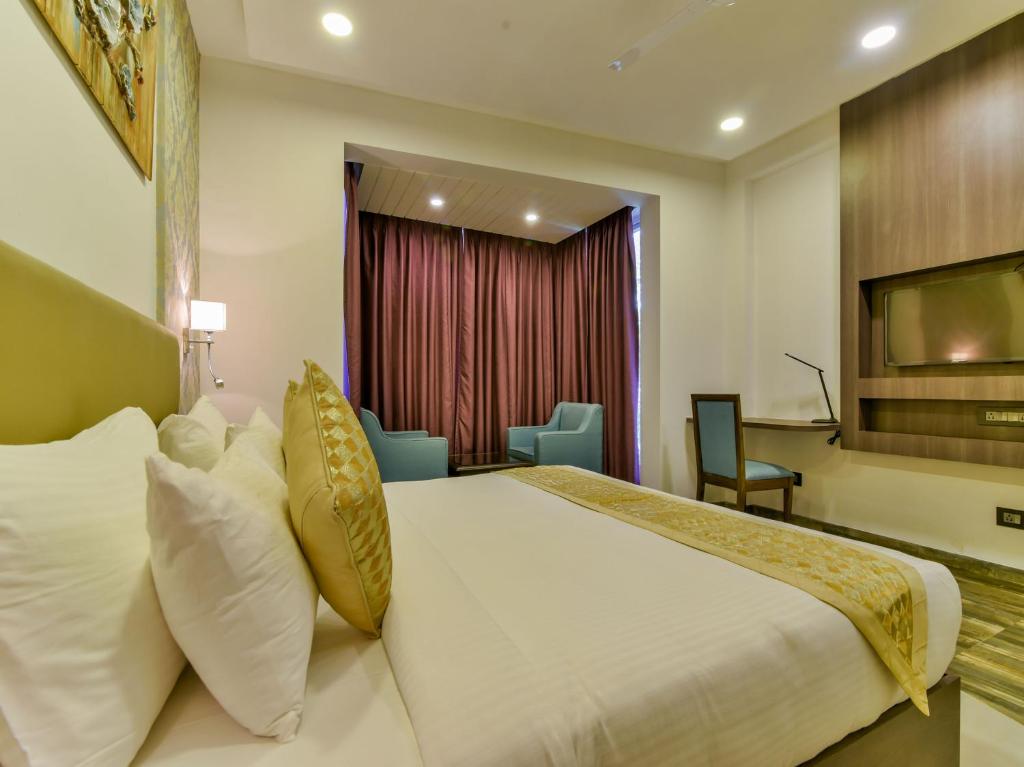 Двухместный (Двухместный номер Делюкс с 1 кроватью) курортного отеля Ramatan Resort, Анжуна