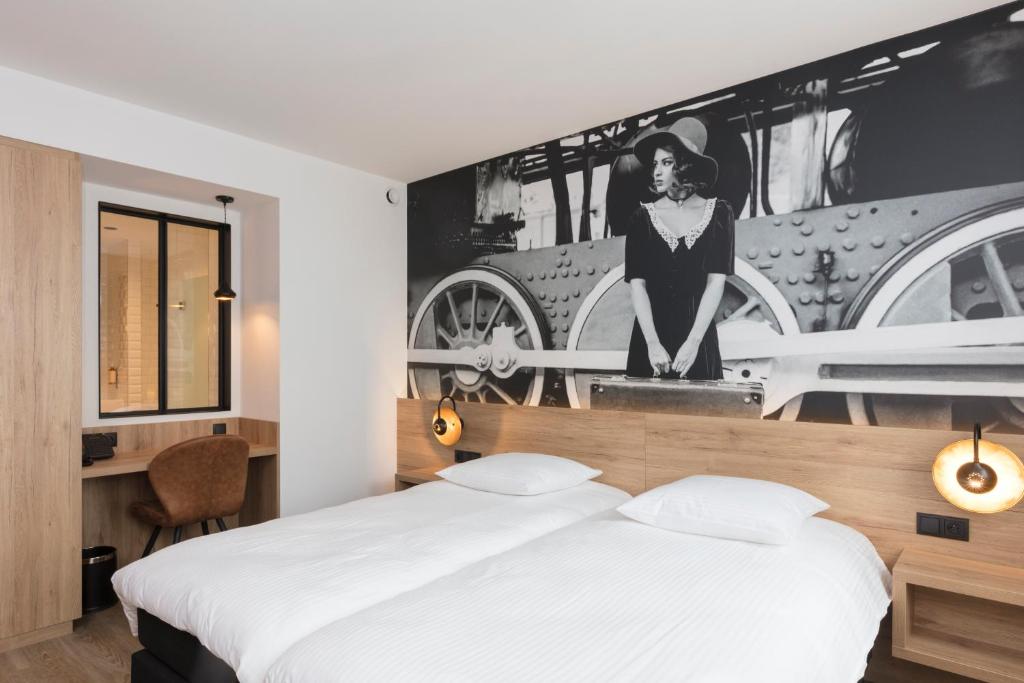 Двухместный (Улучшенный двухместный номер с 1 кроватью) отеля Hotel Leo At Home & Hotel Leo Villa, Бастонь