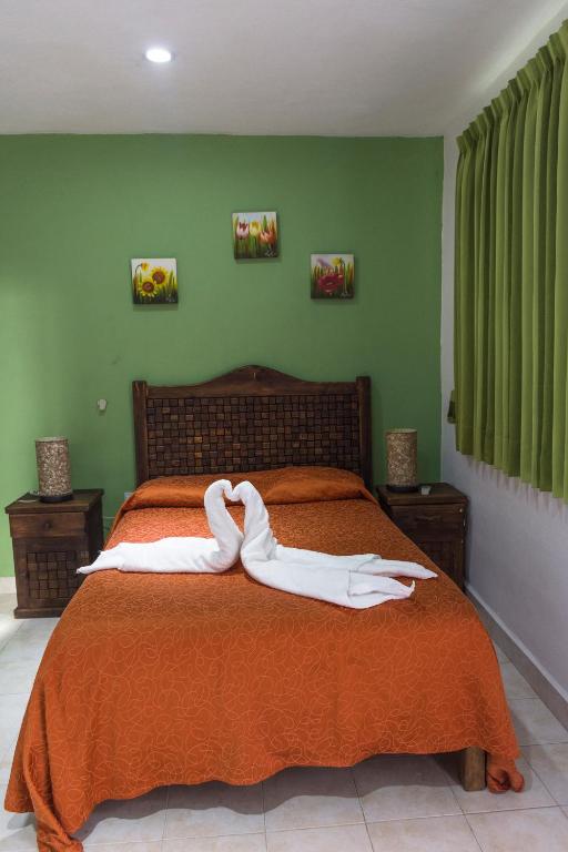 Двухместный (Бюджетный двухместный номер с 1 кроватью) отеля Terracota Corner Rooms, Кампече