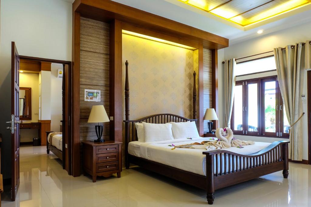 Двухместный (Двухместный номер Делюкс с 1 кроватью или 2 отдельными кроватями, вид на сад) курортного отеля Bhu Tarn Koh Chang Resort & Spa, Ко Чанг