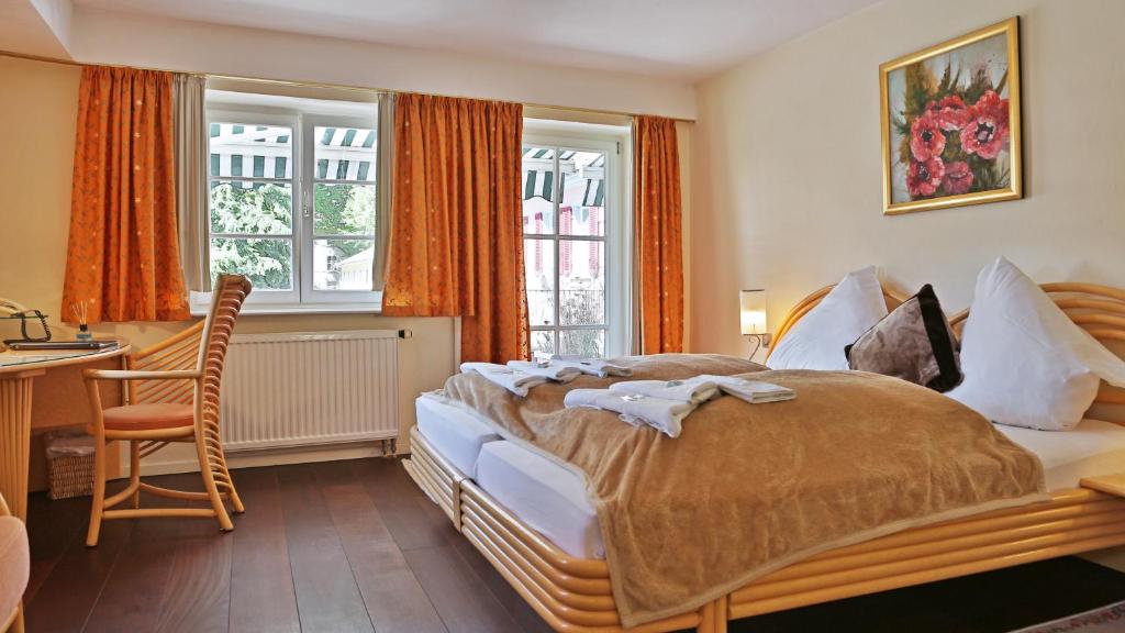 Двухместный (Улучшенный двухместный номер с 1 кроватью и террасой) отеля Das Lamm Heidelberg, Гейдельберг
