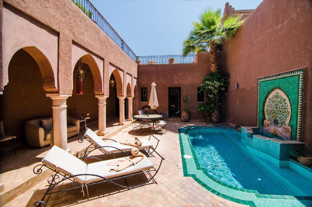 Вилла (Вилла с 4 спальнями и собственным бассейном), Residence Dar Lamia Marrakech