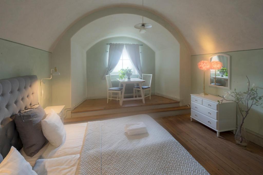 Двухместный (Двухместный номер с 2 отдельными кроватями и видом на море) отеля Kastellet Bed & Breakfast, Ваксхольм