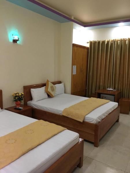 Двухместный (Двухместный номер с 2 отдельными кроватями и собственной ванной комнатой) отеля Trang Toan Hotel, Катба
