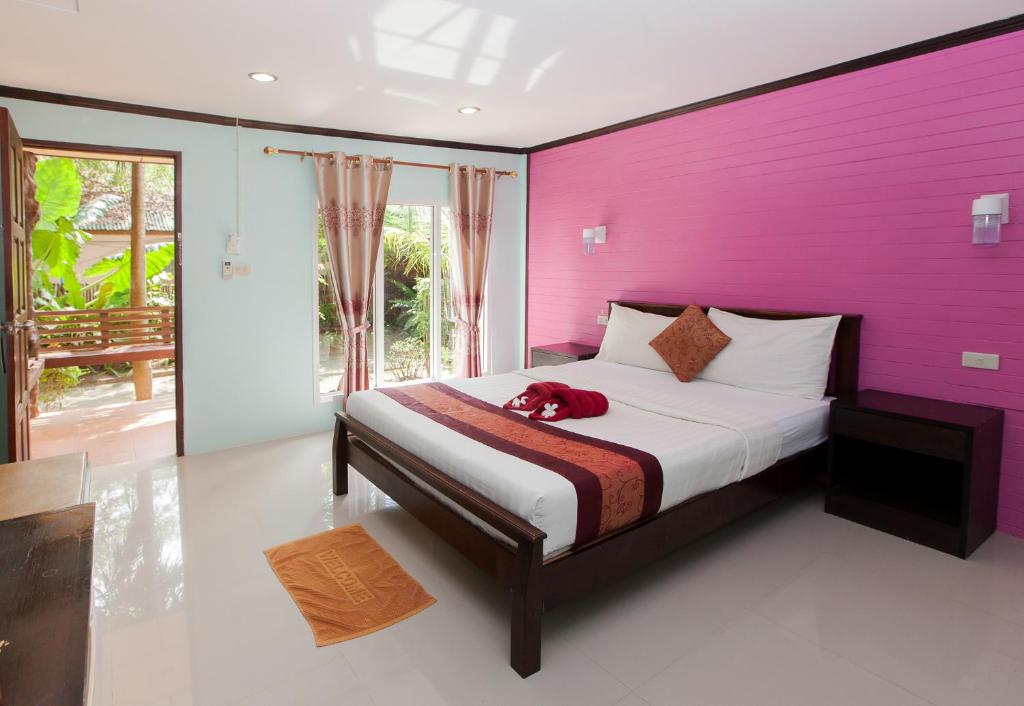 Двухместный (Улучшенный двухместный номер с 2 отдельными кроватями и видом на сад) курортного отеля Lanta Riviera Resort, Ко Ланта