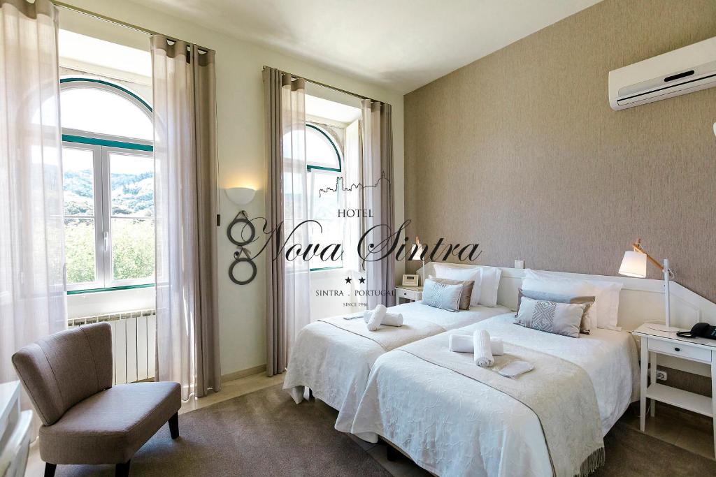 Двухместный (Двухместный номер с 2 отдельными кроватями) отеля Hotel Nova Sintra, Синтра