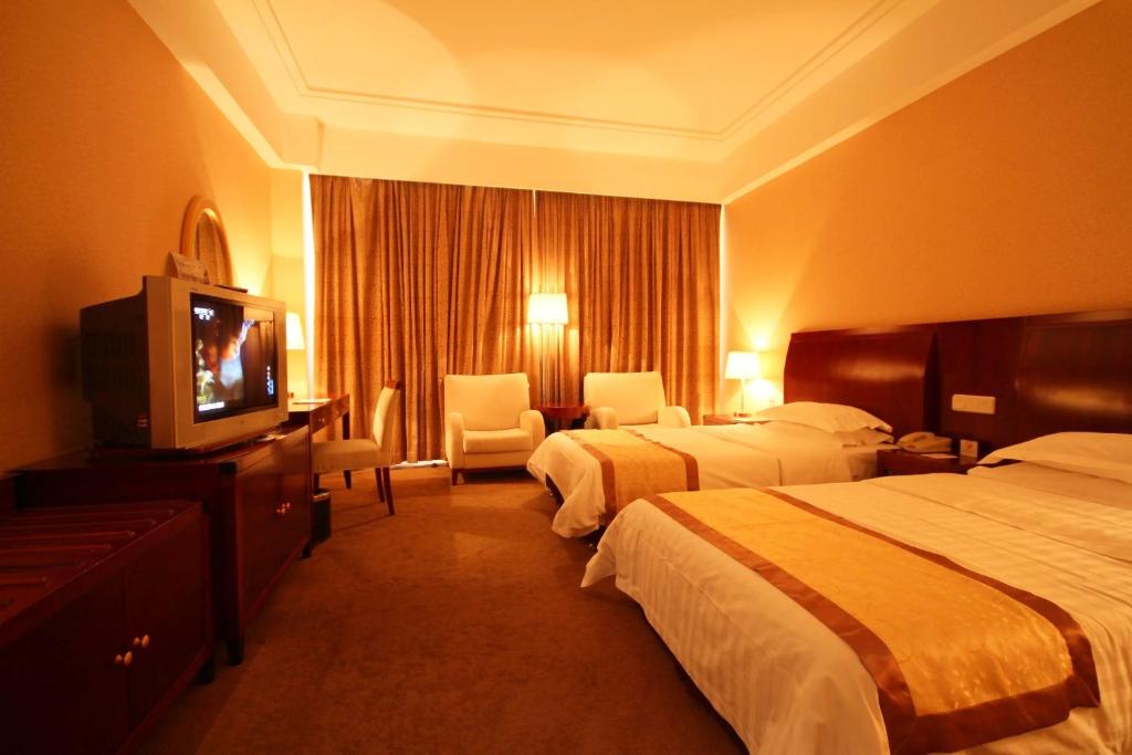 Двухместный (Двухместный номер Делюкс с 2 отдельными кроватями) отеля Jiangxi Grand Hotel Beijing, Пекин