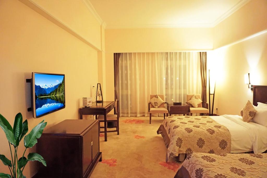 Двухместный (Двухместный номер Делюкс с 1 кроватью или 2 отдельными кроватями) отеля University Town International Hotel, Гуанчжоу