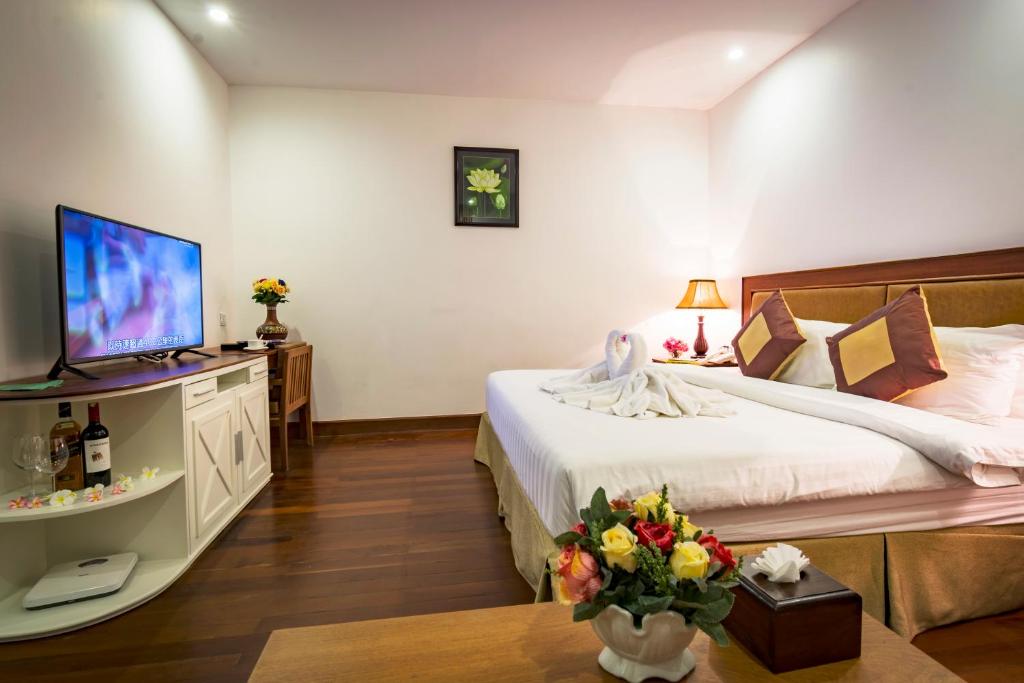 Двухместный (Двухместный номер Делюкс с 1 кроватью), Phnom Penh Katari Hotel