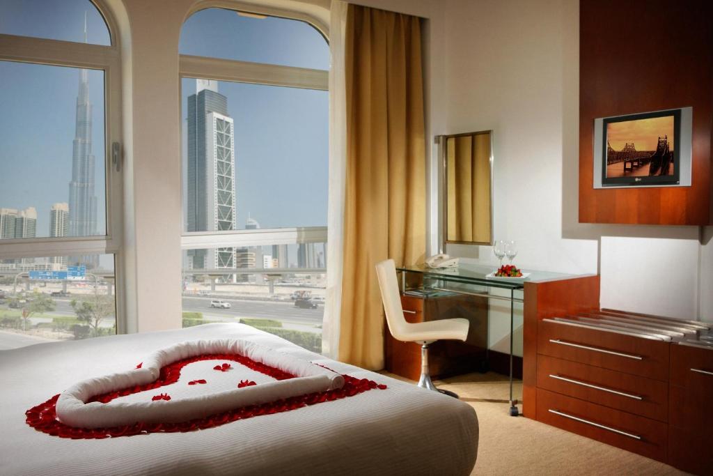 Двухместный (Номер-студио «Премиум» - Кровать размера «king-size») апарт-отеля Villa Rotana - Dubai, Дубай