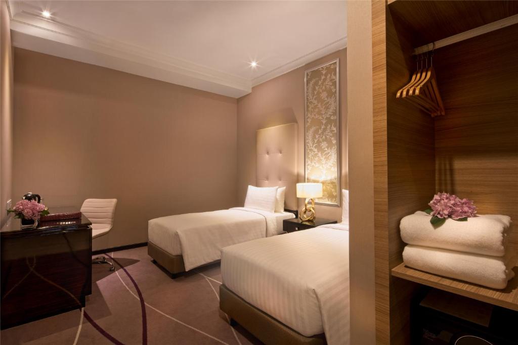 Двухместный (Улучшенный номер) отеля Dorsett Hartamas Kuala Lumpur, Куала-Лумпур