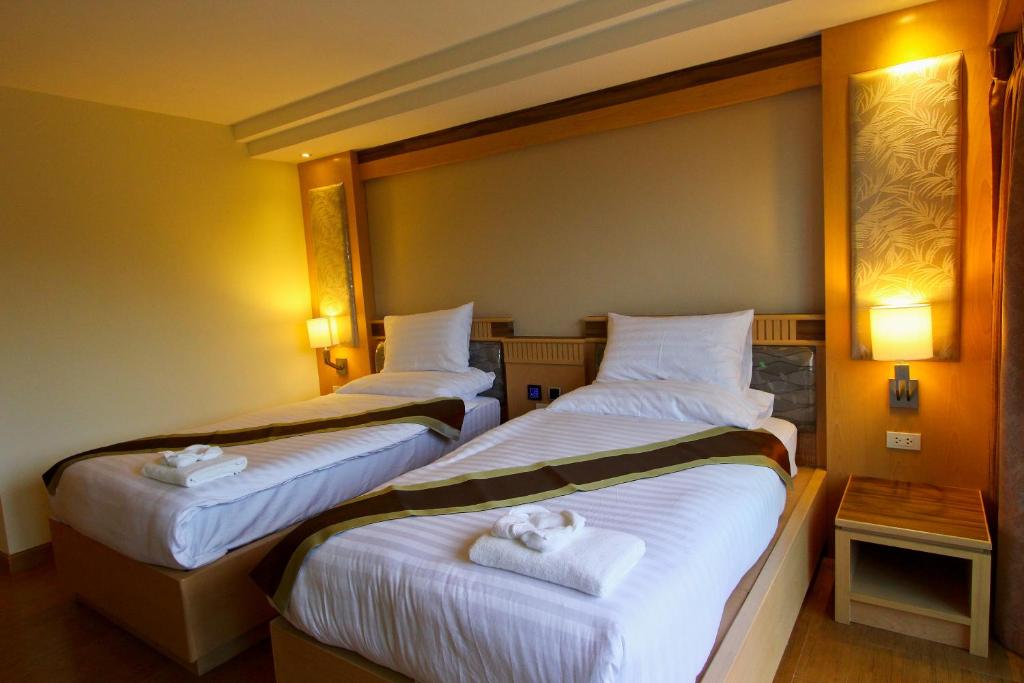 Двухместный (Стандартный двухместный номер с 2 отдельными кроватями) отеля Kitlada Hotel Udonthani, Удонтхани