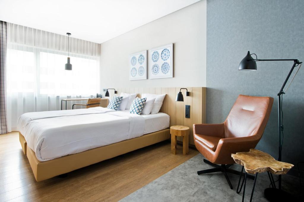 Двухместный (Двухместный номер с 1 кроватью или 2 отдельными кроватями) отеля Urban Lodge Hotel, Амстердам
