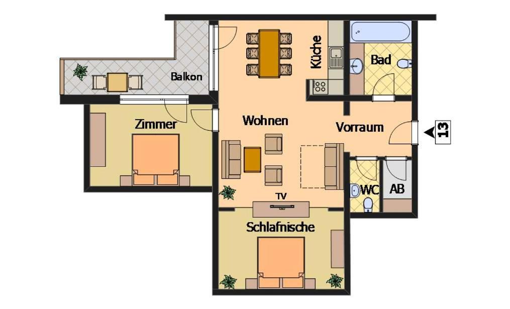 Апартаменты (Улучшенные апартаменты с 1 спальней и балконом) апартамента Arcadia Appartments, Бад-Хофгаштайн