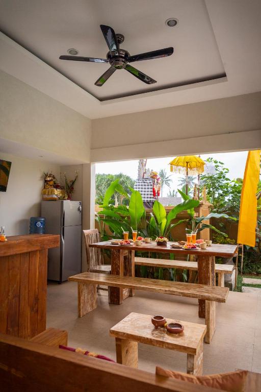 Двухместный (Двухместный номер Делюкс с 1 кроватью), Umah Tikari Guesthouse