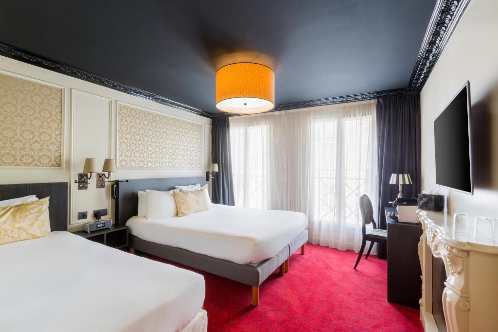 Двухместный (Улучшенный номер с кроватью размера «queen-size»), Best Western Le Montmartre – Saint Pierre