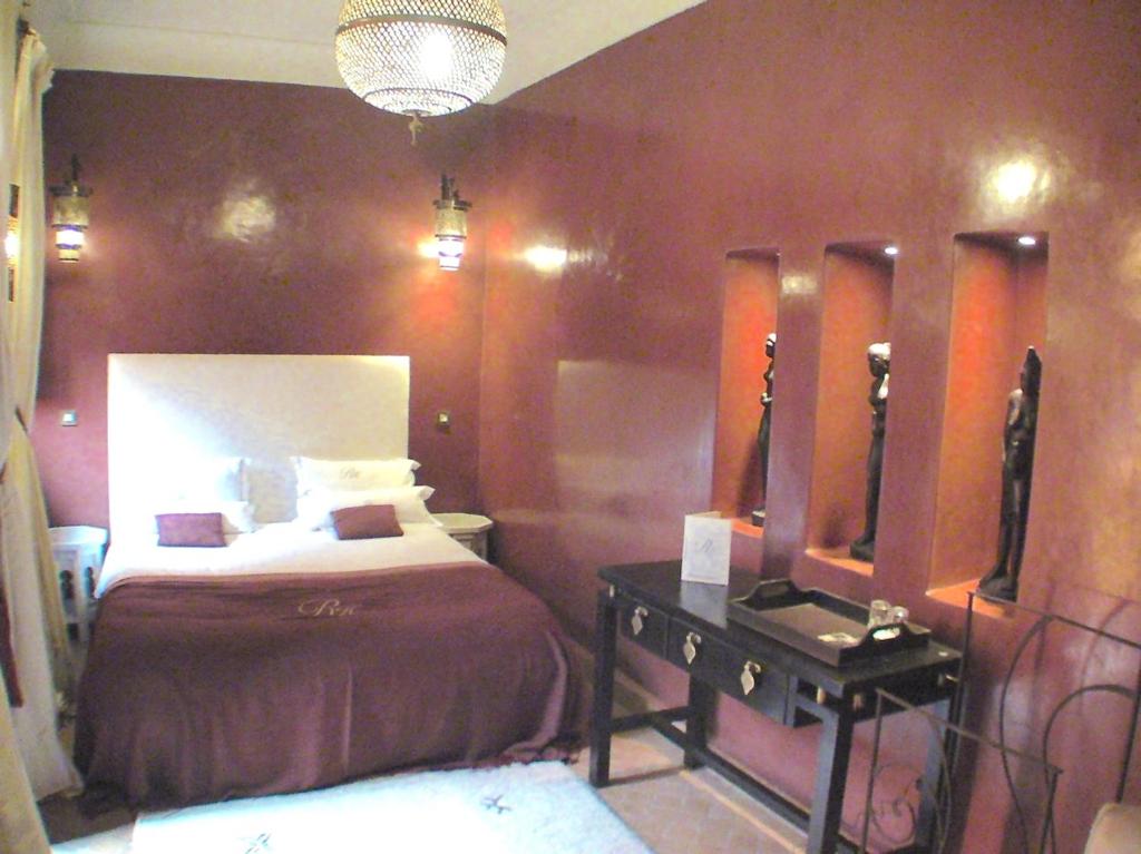 Двухместный (Улучшенный двухместный номер с 1 кроватью) отеля Riad Hermès, Марракеш