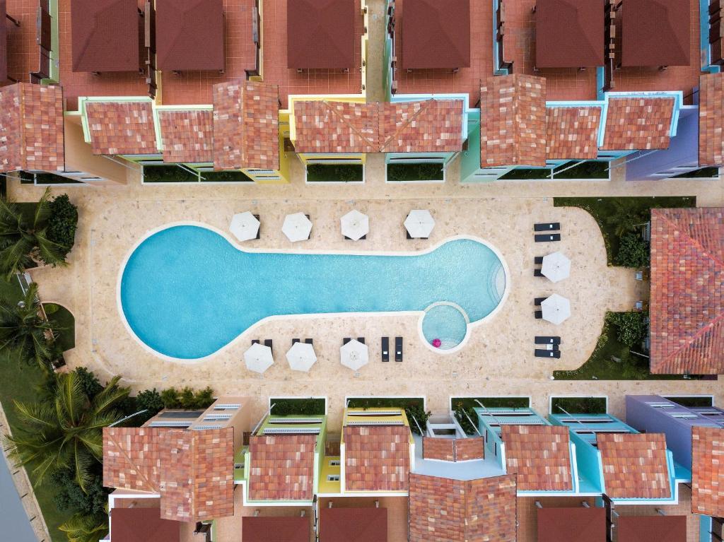 Апартаменты (Семейные апартаменты с 2 спальнями) апарт-отеля Los Flamencos Aparthotel Beach Club, Байяибе