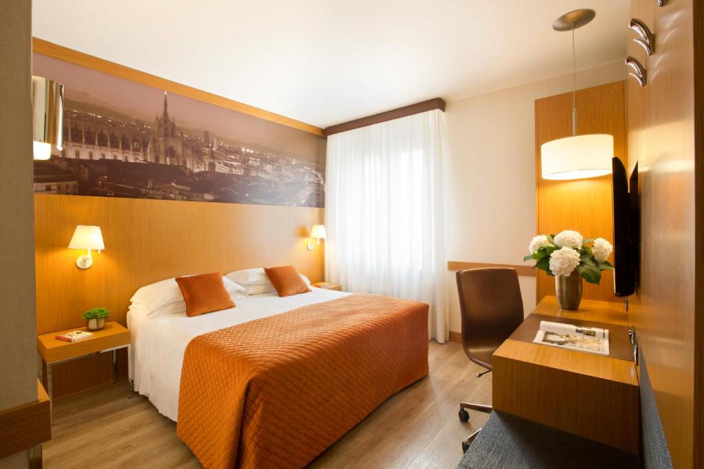 Трехместный (Трехместный номер) отеля Starhotels Tourist, Милан