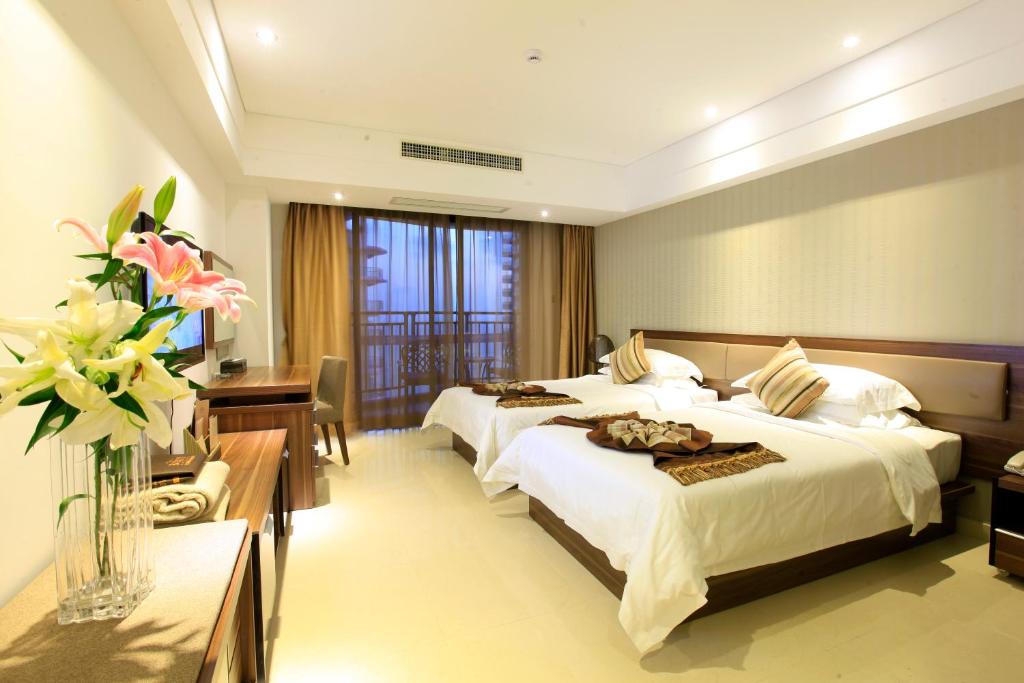 Двухместный (Двухместный номер с 1 кроватью или 2 отдельными кроватями и видом на гавань) отеля Barry Boutique Hotel Sanya, Санья