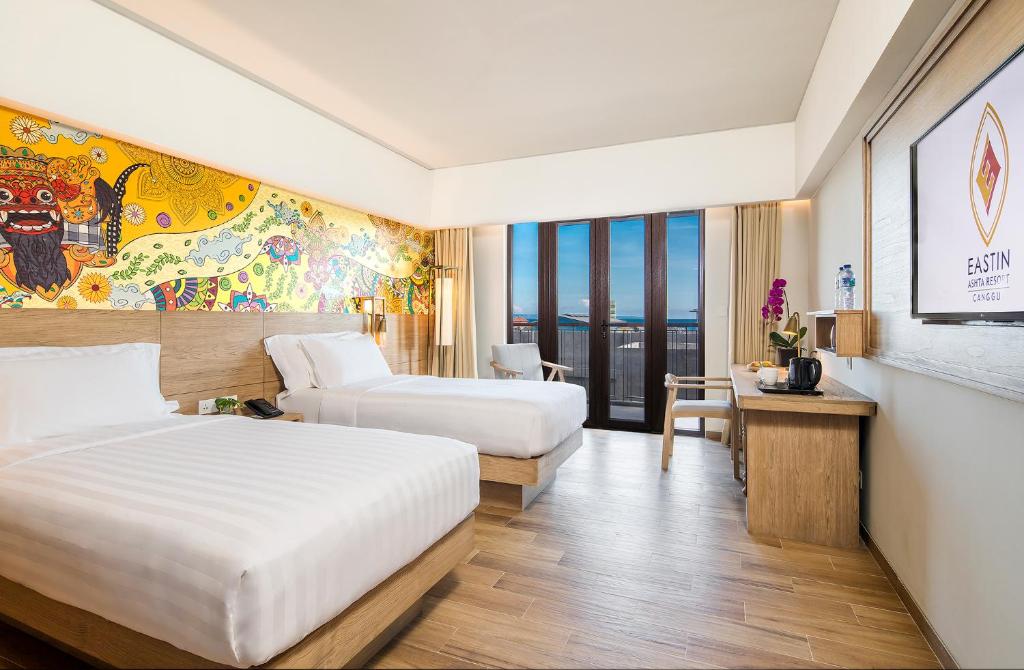 Двухместный (Улучшенный двухместный номер с 1 кроватью или 2 отдельными кроватями) отеля Eastin Ashta Resort Canggu, Чангу