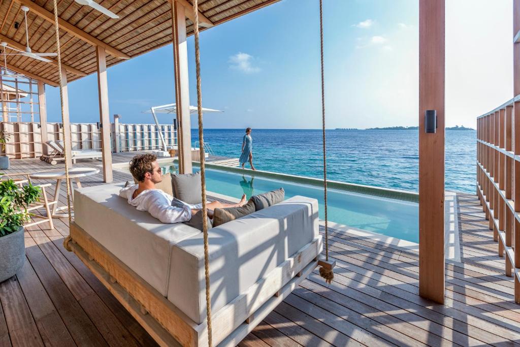 Вилла (Вилла «Океан» с 1 спальней и собственным бассейном) курортного отеля Kudadoo Maldives Private Island – Luxury All inclusive, Атолл Лавияни