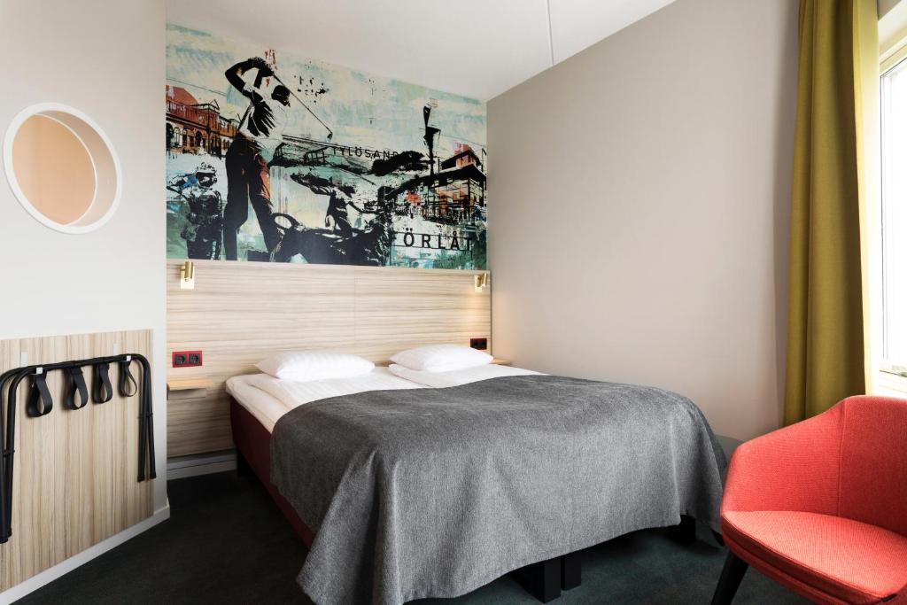 Двухместный (Стандартный двухместный номер с 2 отдельными кроватями) отеля Good Morning Halmstad, Хальмстад